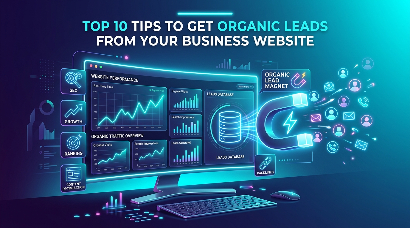 10 Tips to Get Organic Leads from Your Business Website (2026 SEO & AEO Guide)